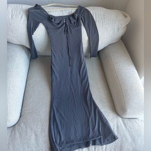 Princess Polly Milkmaid Longslevee Midi Dress